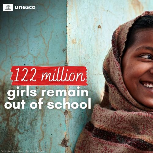 122 million girls remain out of school