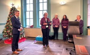 Ottawa-Gatineau GRANs at launch and proclamation of 16 Days of Activism against Gender-Based Violence at Ottawa City Hall with Mayor Mark Sutcliffe