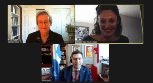 Meeting with Liberal MP Will Amos and representative from Results Canada. GRAN representative: Pat Dolan