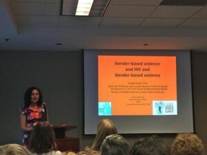 Angela Kaida at Grandmothers Matter, Vancouver