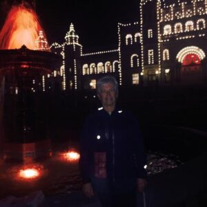 Victoria BC Legislature Lit in Orange