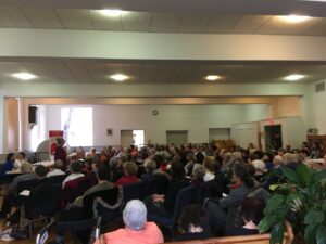 ...and they attracted a full house!