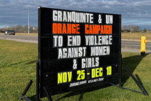 GRAN Quinte sign at CFB Trenton