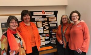 Stella, Barb and Annie with Anita Vandenbeld