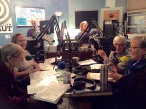 Montreal GRANs promoting Orange Walk via McGill University radio, 2016