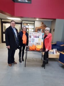 Brighton Mayor Brian Ostrander with Northumberland GRANs