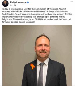 Philip Lawrence MP for Northumberland-Peterborough South