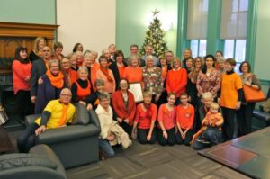 Folks of all ages at the Proclamation event