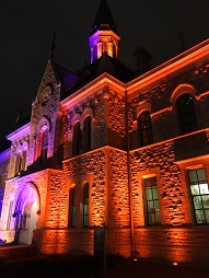 Ottawa Heritage Building lit up