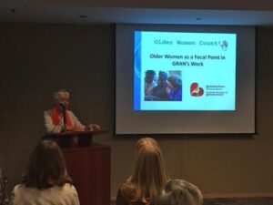 Pauline Barrett at Grandmothers Matter, Vancouver