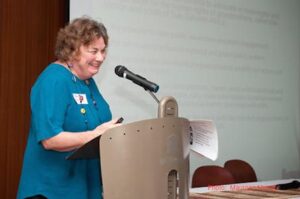 Peggy Edwards, chair of GRAN's Older Women Committee