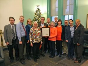 Mayor, Hilary, MP Vandenbeld and Ottawa City Councillors