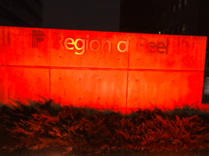 Region of Peel Goes Orange