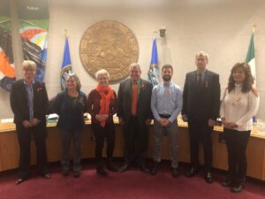 Whitehorse City Council with GRAN member Janet Siddall