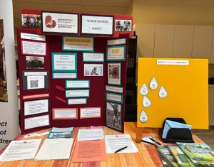 GRAN info table for World Water Day, Coquitlam, BC