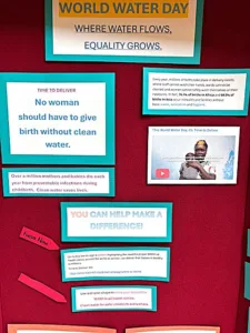 World Water Day Display Time to Deliver